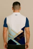 Lightning waves blue jersey