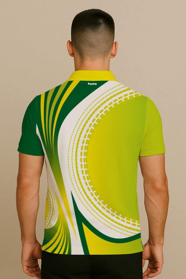 LIME GREEN VELOCITY CRICKET JERSEY - Image 2