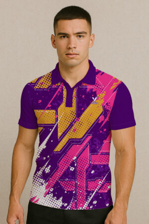 PURPLE POWERPLAY CRICKET JERSEY