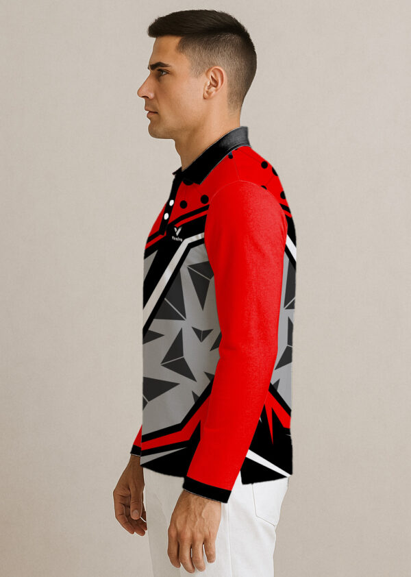 CRIMSON VORTEX FULL SLEEVE CRICKET JERSEY - Image 3