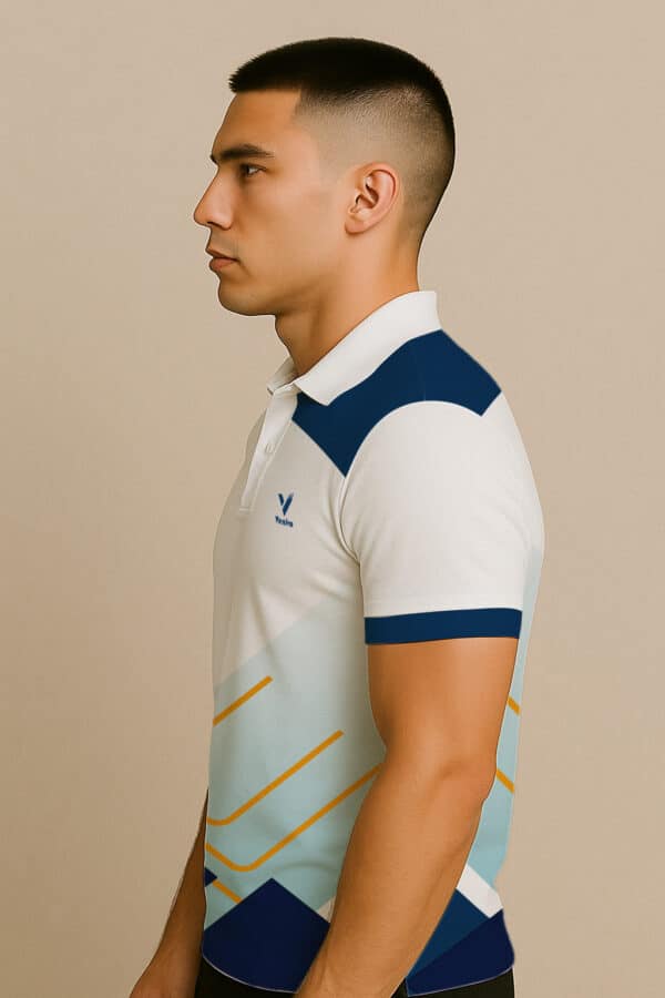 Lightning waves blue jersey - Image 3