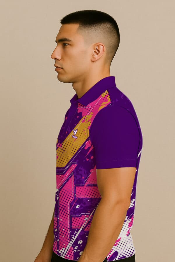 PURPLE POWERPLAY CRICKET JERSEY - Image 3