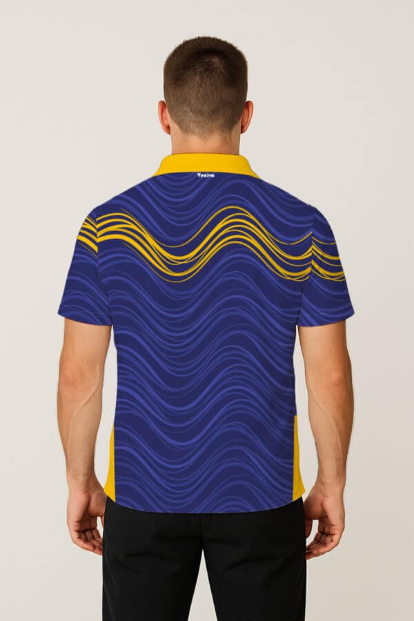 ARM MODE BLUE WHITE CRICKET JERSEY - Image 2