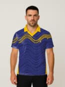 ARM MODE BLUE WHITE CRICKET JERSEY
