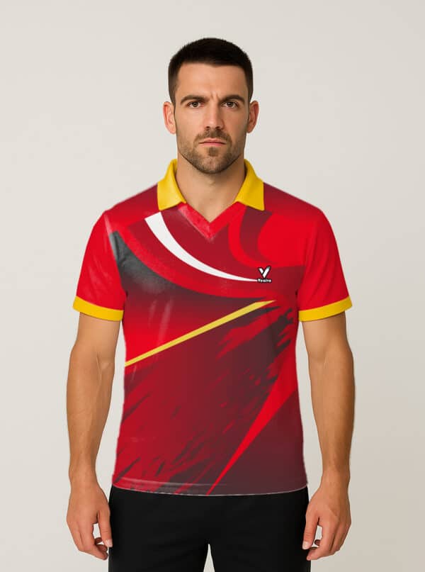 RED FLAME RUSH CRICKET JERSEY
