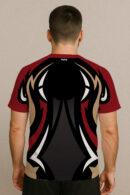 VENIVO VORTEX RED BLACK E SPORTS JERSEY