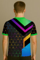 NEON GRID BLACK E SPORTS JERSEY