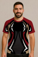 VENIVO VORTEX RED BLACK E SPORTS JERSEY