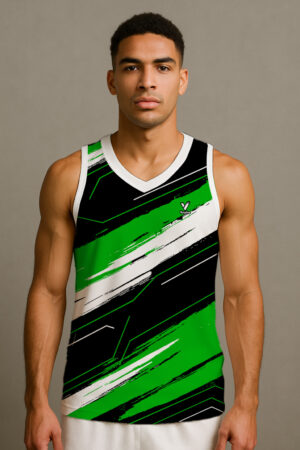 GREEN LIME STRIKE BASKETBALL JERSEY