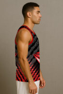 DIAGONAL STRIPE BASKETBALL JERSEY