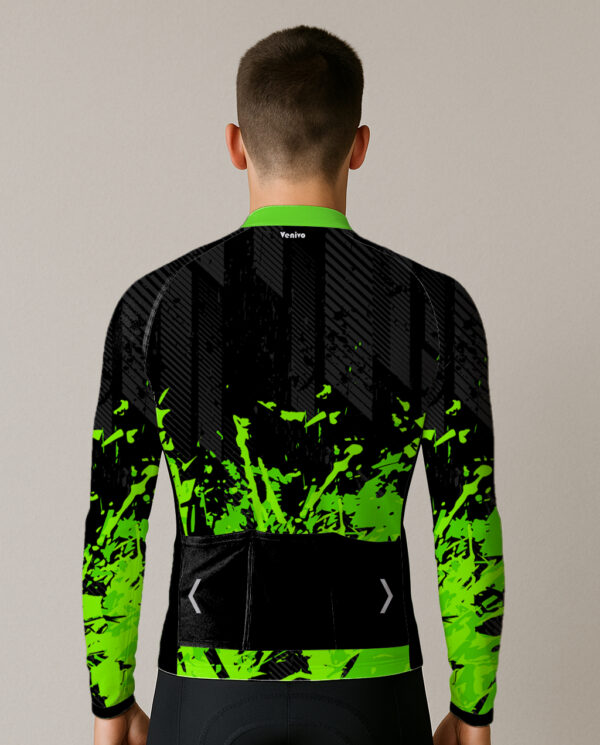 GREEN SPLASH CYCLING JERSEY - Image 2