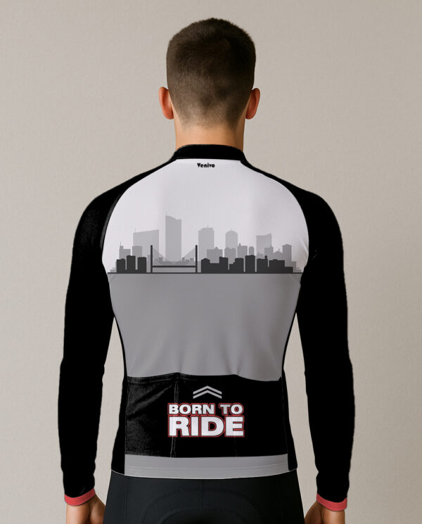 RED &BLACK PULSE CYCLING JERSEY - Image 3