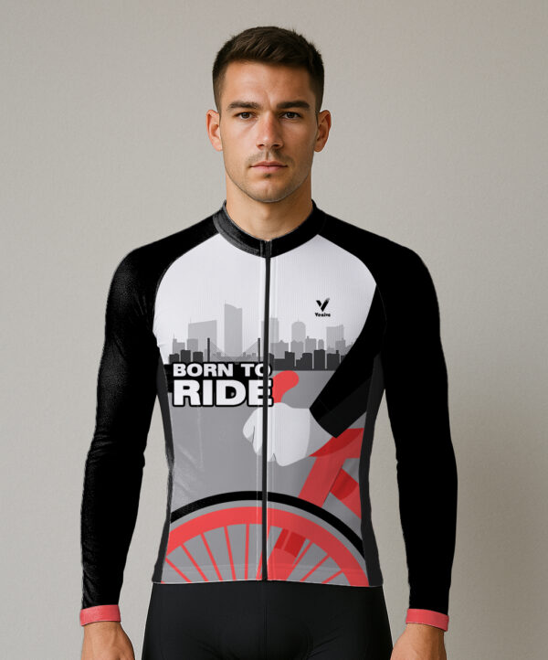 RED &BLACK PULSE CYCLING JERSEY
