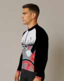 RED &BLACK PULSE CYCLING JERSEY