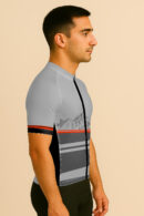 SUMMIT STRIDE GREY CYCLING JERSEY
