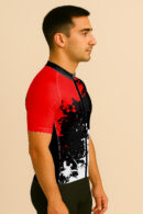 BLACK SPLATTER RUSH CYCLING JERSEY