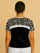 SWIRL CONTRAST JERSEY