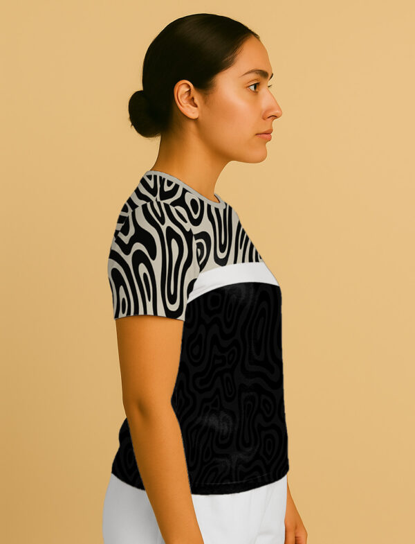SWIRL CONTRAST JERSEY - Image 2