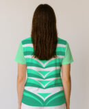 GREEN STRIPE TEE JERSEY