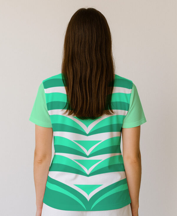 GREEN STRIPE TEE JERSEY - Image 2