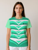 GREEN STRIPE TEE JERSEY