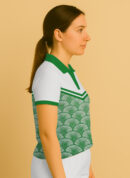 GREEN ACCENT POLO JERSEY