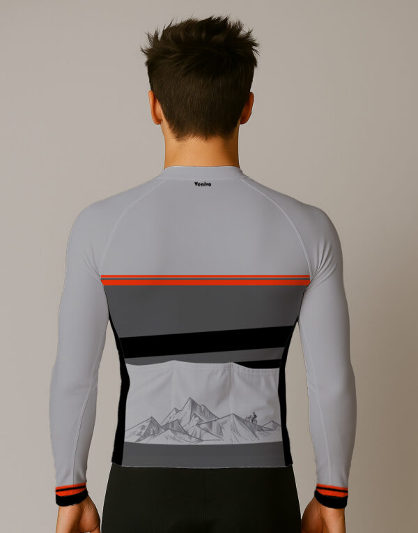 GRAY STORM MTB CLCYING JERSEY - Image 3
