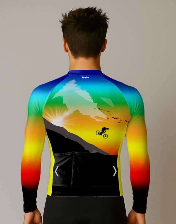 MOUNTAIN RAINBOW MTB CYCLING JERSEY - Image 2
