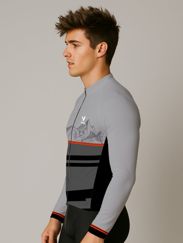 GRAY STORM MTB CLCYING JERSEY - Image 2