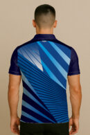 DARK BLUE LINE BADMINTON JERSEY