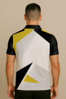 YELLOW ACCENT POLO BADMINTON JERSEY
