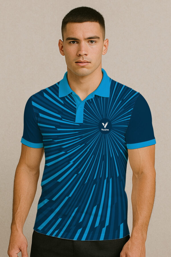 BLUE LINE BADMINTON JERSEY