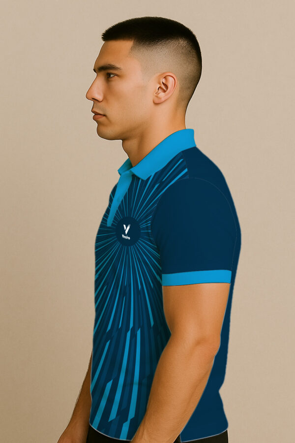 BLUE LINE BADMINTON JERSEY - Image 2