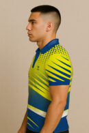 BOLD YELLOW CRICKET JERSEY