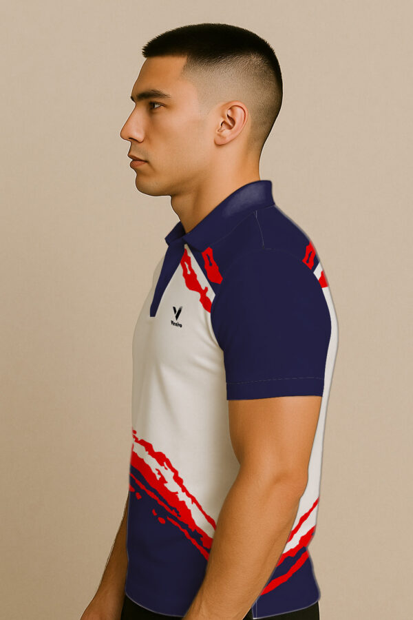 BLUE BOLD CRICKET JERSEY - Image 3