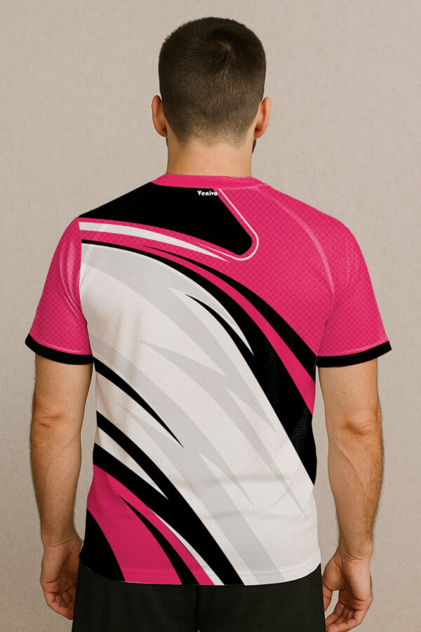 PINKBLACK LINE BADMINTON JERSEY - Image 2