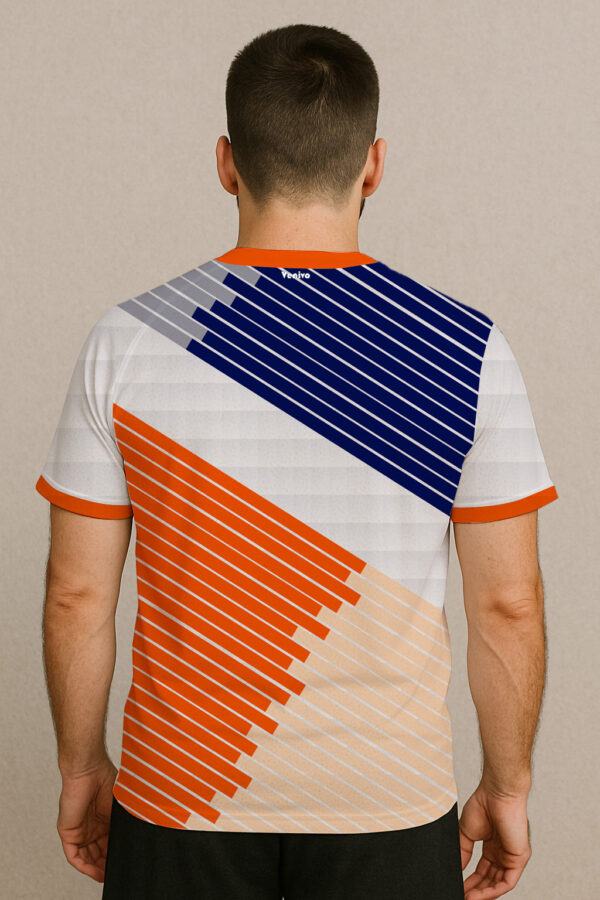 DIAGONAL-STRIPED BADMINTON JERSEY - Image 2