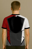 WHITE RED BLACK E SPORTS JERSEY