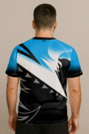DIAGONAL STRIPE BADMINTON JERSEY