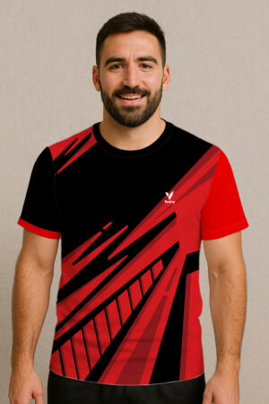 RED & BLACK TITAN E SPORTS JERSEY
