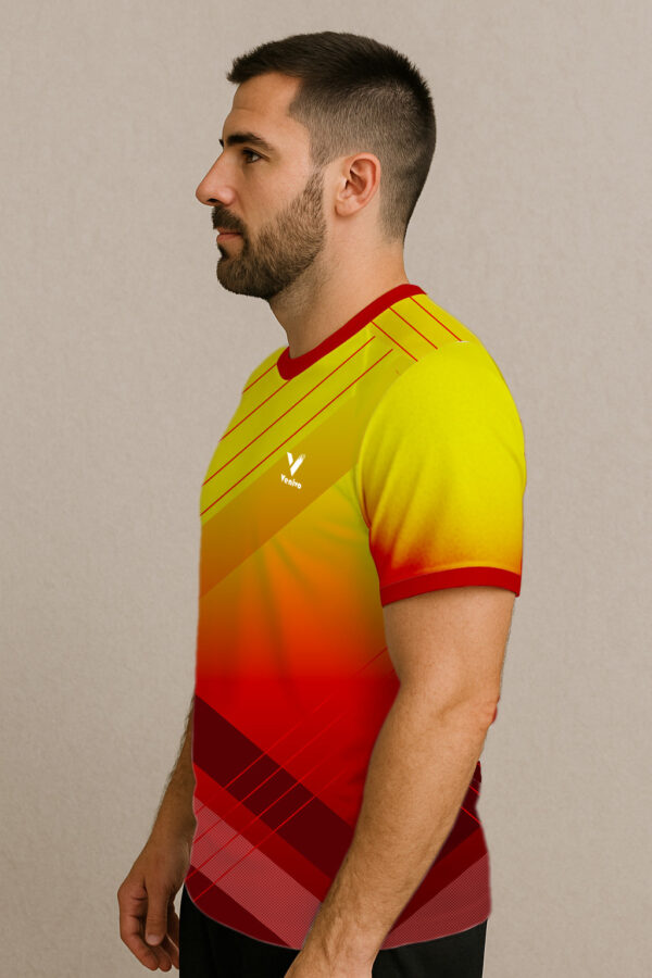 SUNSET BLAZE TEE BADMINTON JERSEY - Image 3