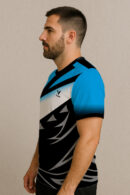 DIAGONAL STRIPE BADMINTON JERSEY