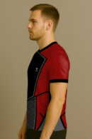 WHITE RED BLACK E SPORTS JERSEY
