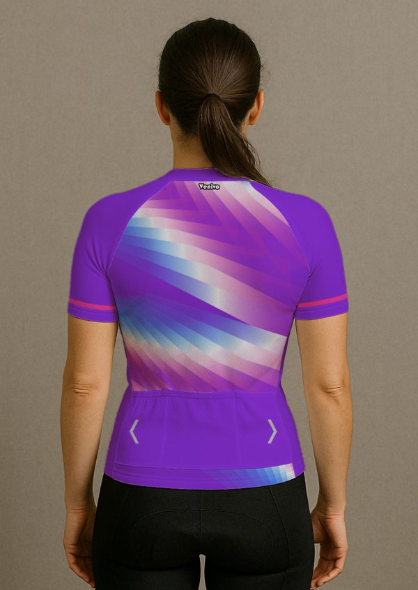 PURPLE PRISM CYCLING JERSEY - Image 2