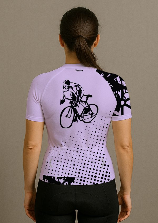 LAVENDER ROAR CYCLING JERSEY - Image 2