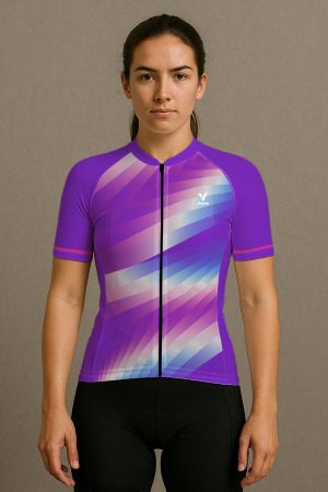 PURPLE PRISM CYCLING JERSEY