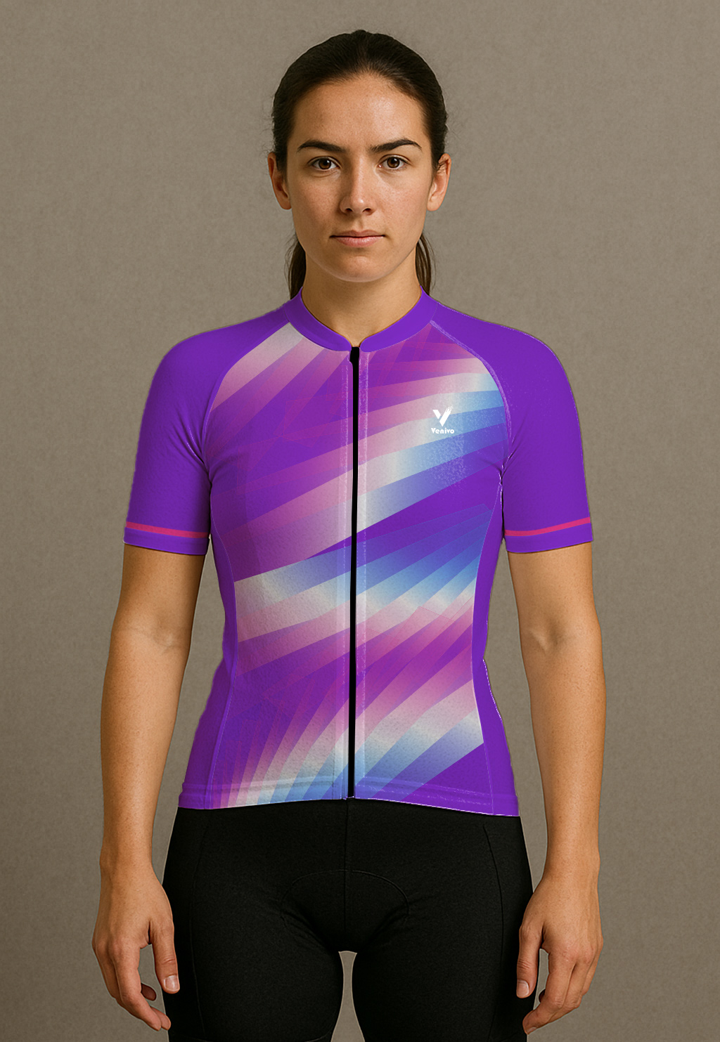 PURPLE PRISM CYCLING JERSEY
