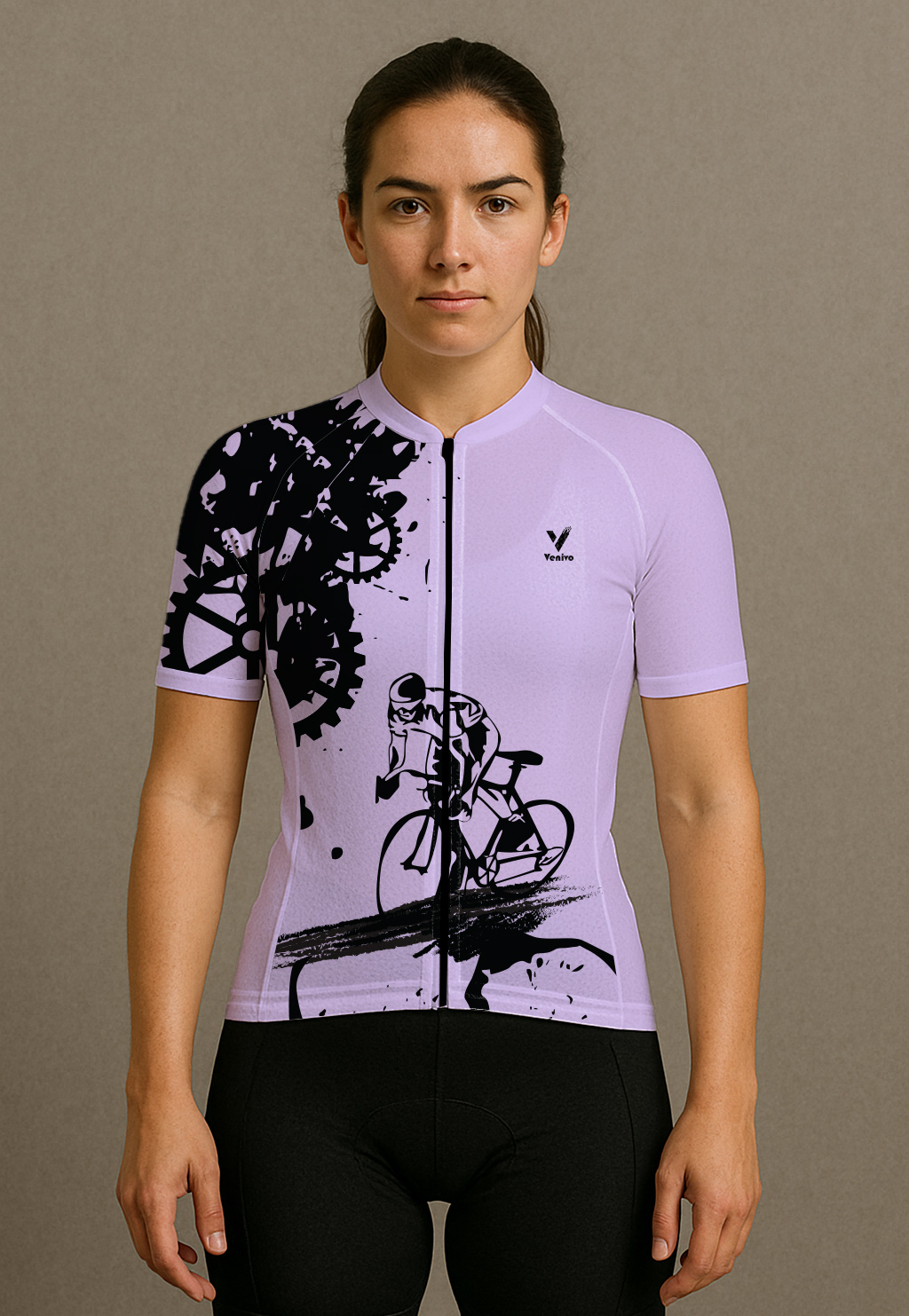 LAVENDER ROAR CYCLING JERSEY