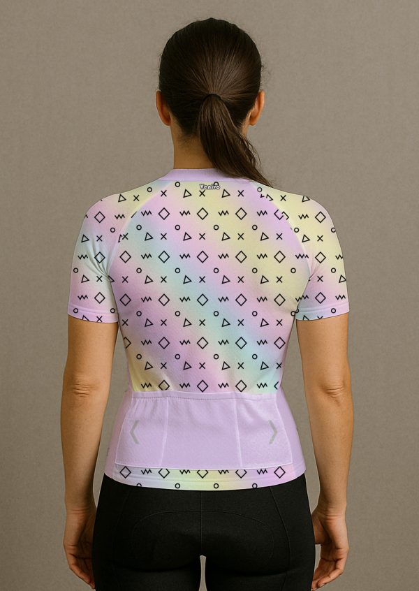 LAVENDER FLORA FLY CYCLING JERSEY - Image 2