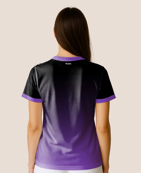 PURPLE GRADIENT FOOTBALL JERSEY - Image 2